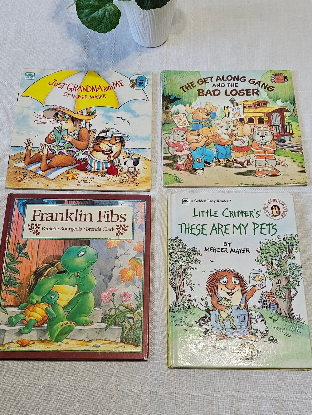 Vintage Children’s Books – Franklin, Little Critter & Get Along Gang – Set of 4